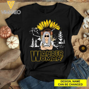 PERSONALIZED WANDER WOMEN CAMPING TSHIRT PRINTED
