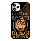 Personalized August Girl Phone Case Printed AUG-MQ05