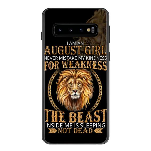 Personalized August Girl Phone Case Printed AUG-MQ05