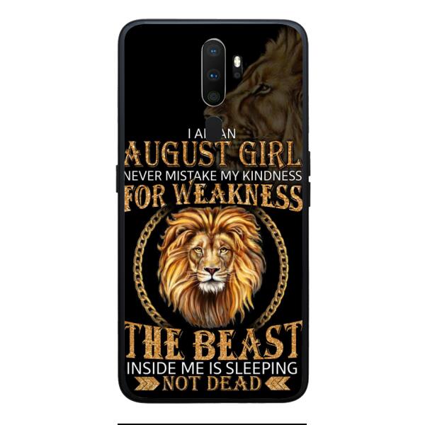 Personalized August Girl Phone Case Printed AUG-MQ05