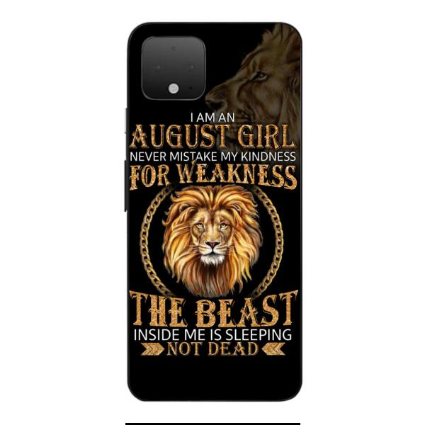 Personalized August Girl Phone Case Printed AUG-MQ05
