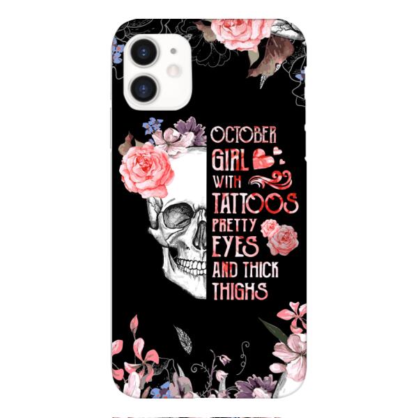Personalized October Girl Phone Case AUG-HQ05