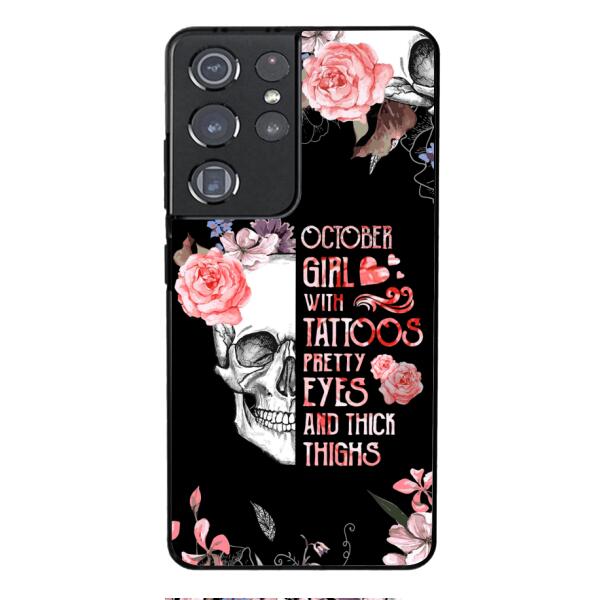 Personalized October Girl Phone Case AUG-HQ05