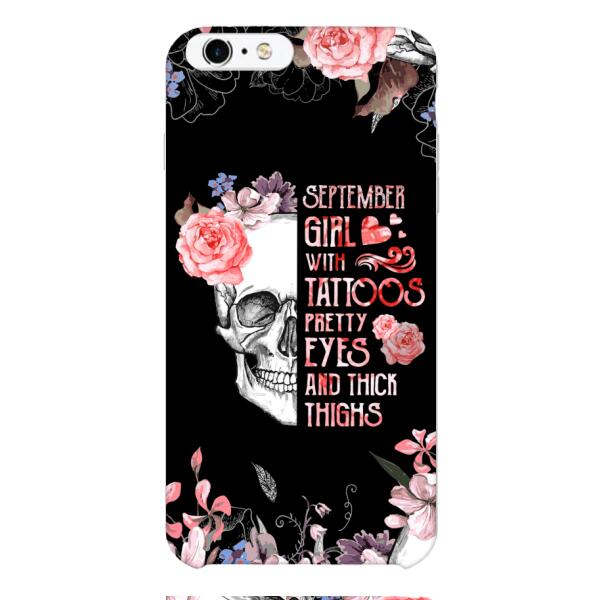 Personalized September Girl Phone Case AUG-HQ05