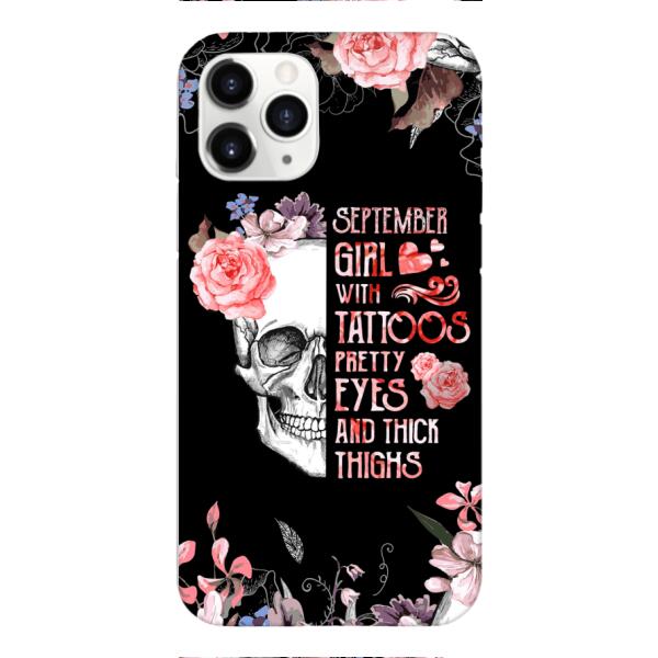 Personalized September Girl Phone Case AUG-HQ05