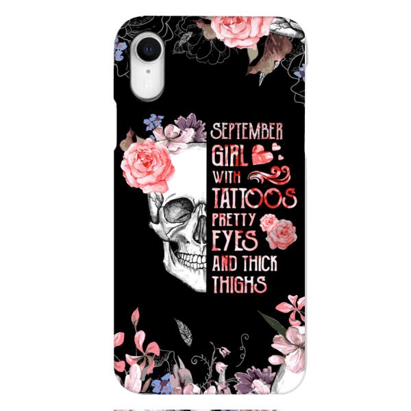 Personalized September Girl Phone Case AUG-HQ05