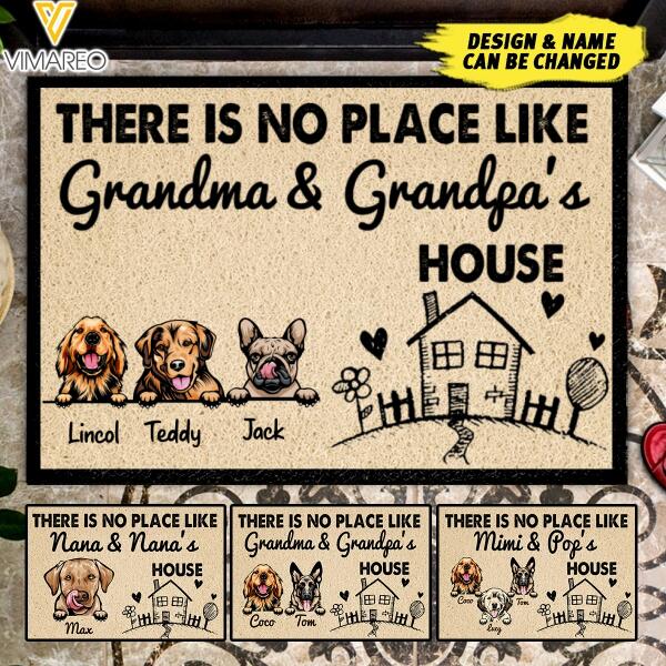 Personalized Dog Doormat Printed AUG-HQ07