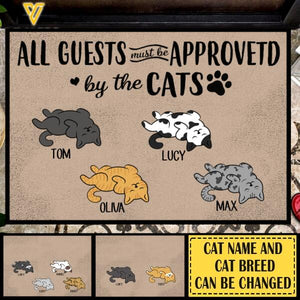PERSONALIZED ALL GUESTS MUST BE APPROVED BY CATS DOORMAT TNTN1908
