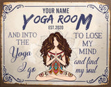 PERSONALIZED YOGA ROOM CANVAS TNTQ2308