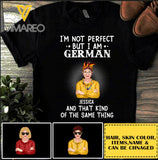 PERSONALIZED GERMAN GIRL TSHIRT TNDT2308