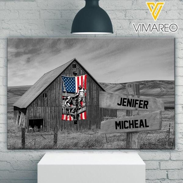 Custom Canvas Prints Personalized Gifts Ironworker Family Home Tittle Wall Art Decor