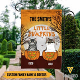 PERSONALIZED CAT HALLOWEEN GARDEN FLAG TNMQ1709