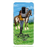 PERSONALIZED RIDING GIRL PHONE CASE PRINTED 3D NEYQ02