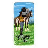 PERSONALIZED RIDING GIRL PHONE CASE PRINTED 3D NEYQ02