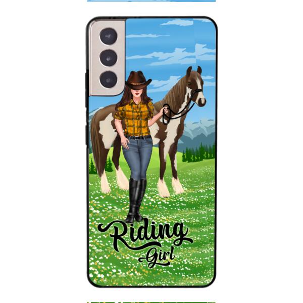 PERSONALIZED RIDING GIRL PHONE CASE PRINTED 3D NEYQ02