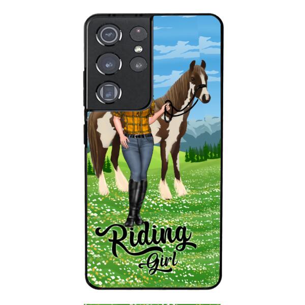 PERSONALIZED RIDING GIRL PHONE CASE PRINTED 3D NEYQ02