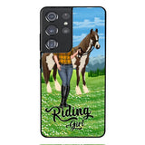 PERSONALIZED RIDING GIRL PHONE CASE PRINTED 3D NEYQ02