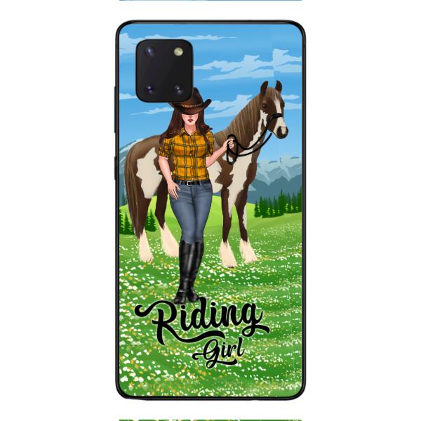 PERSONALIZED RIDING GIRL PHONE CASE PRINTED 3D NEYQ02