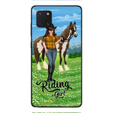 PERSONALIZED RIDING GIRL PHONE CASE PRINTED 3D NEYQ02