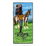 PERSONALIZED RIDING GIRL PHONE CASE PRINTED 3D NEYQ02