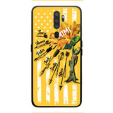 CUSTOMIZED GRANDMA MOTHER PERSONALIZED NICKNAME SUNFLOWER PHONE CASE TNMA
