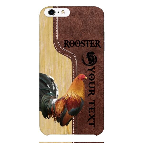 ROOSTER PERSONALIZED PHONE CASE 3D PRINTED VINTAGE