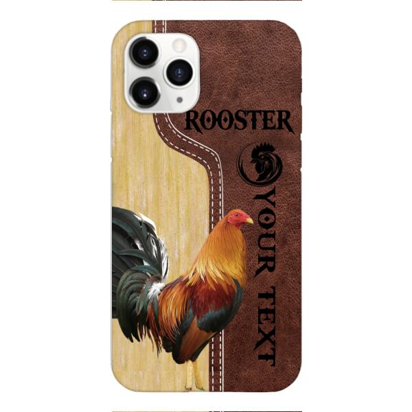 ROOSTER PERSONALIZED PHONE CASE 3D PRINTED VINTAGE