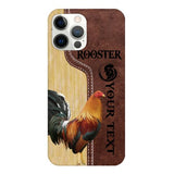 ROOSTER PERSONALIZED PHONE CASE 3D PRINTED VINTAGE