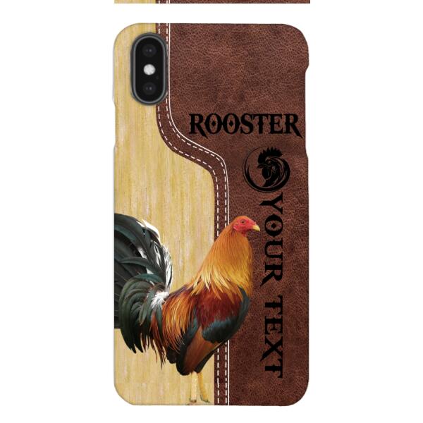 ROOSTER PERSONALIZED PHONE CASE 3D PRINTED VINTAGE