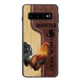 ROOSTER PERSONALIZED PHONE CASE 3D PRINTED VINTAGE