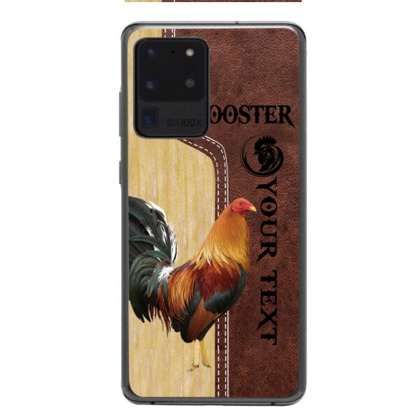 ROOSTER PERSONALIZED PHONE CASE 3D PRINTED VINTAGE