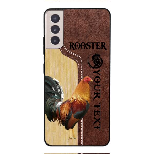 ROOSTER PERSONALIZED PHONE CASE 3D PRINTED VINTAGE