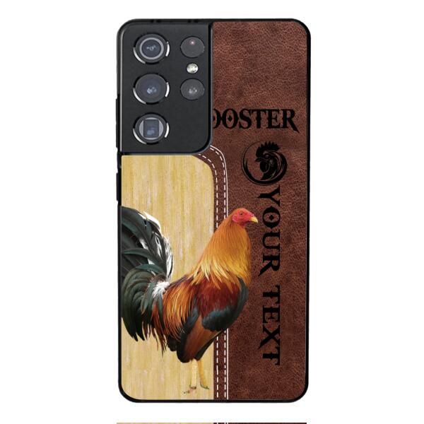 ROOSTER PERSONALIZED PHONE CASE 3D PRINTED VINTAGE