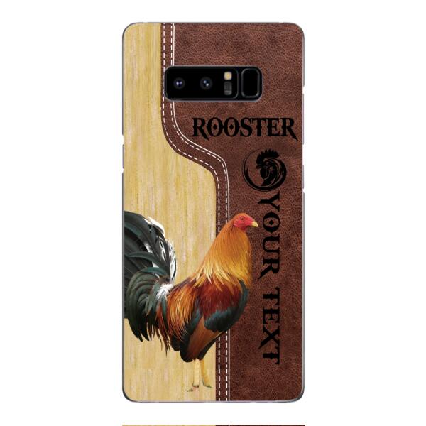 ROOSTER PERSONALIZED PHONE CASE 3D PRINTED VINTAGE