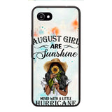 Personalized August Girl Are Sunshine Phone Case JUL-DT09