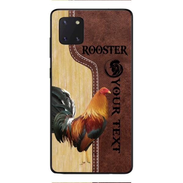 ROOSTER PERSONALIZED PHONE CASE 3D PRINTED VINTAGE