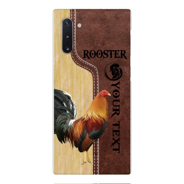 ROOSTER PERSONALIZED PHONE CASE 3D PRINTED VINTAGE