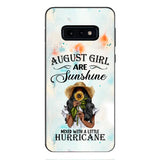 Personalized August Girl Are Sunshine Phone Case JUL-DT09