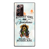 Personalized August Girl Are Sunshine Phone Case JUL-DT09