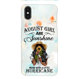 Personalized August Girl Are Sunshine Phone Case JUL-DT09