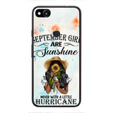 PERSONALIZED SEPTEMBER GIRL PHONE CASE PRINTED JUL-DT09
