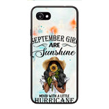 PERSONALIZED SEPTEMBER GIRL PHONE CASE PRINTED JUL-DT09