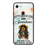 PERSONALIZED SEPTEMBER GIRL PHONE CASE PRINTED JUL-DT09