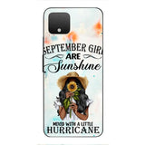 PERSONALIZED SEPTEMBER GIRL PHONE CASE PRINTED JUL-DT09