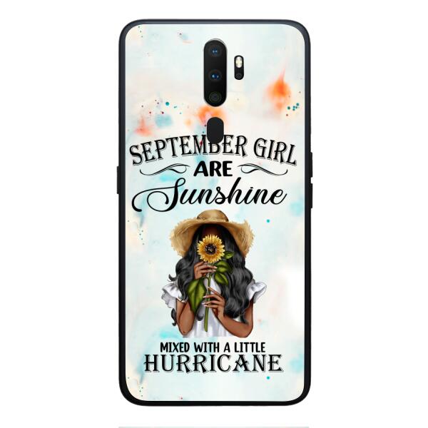 PERSONALIZED SEPTEMBER GIRL PHONE CASE PRINTED JUL-DT09