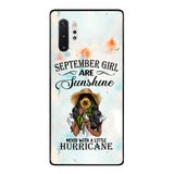 PERSONALIZED SEPTEMBER GIRL PHONE CASE PRINTED JUL-DT09