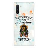 PERSONALIZED SEPTEMBER GIRL PHONE CASE PRINTED JUL-DT09