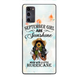 PERSONALIZED SEPTEMBER GIRL PHONE CASE PRINTED JUL-DT09