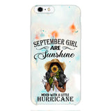 PERSONALIZED SEPTEMBER GIRL PHONE CASE PRINTED JUL-DT09