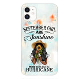 PERSONALIZED SEPTEMBER GIRL PHONE CASE PRINTED JUL-DT09
